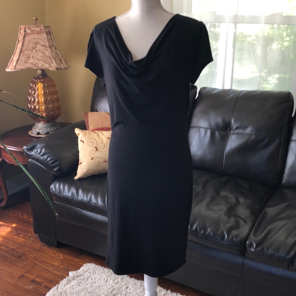 Classy basic black dress